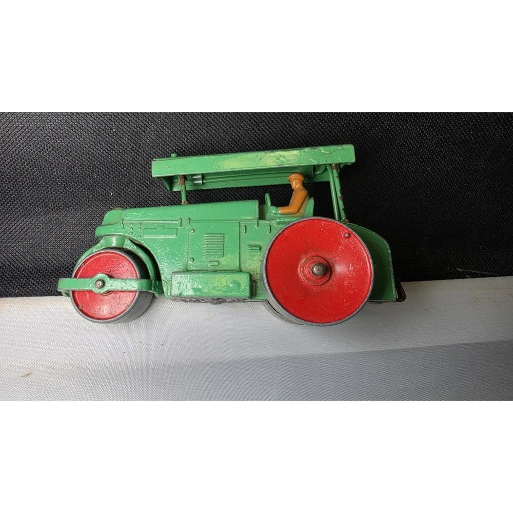 Vintage Dinky Meccano Green Aveling Barford Diesel Roller #279 1950's England